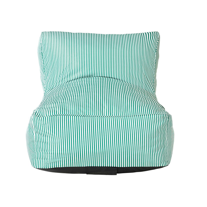 Jax Foam Filled Lounger Green Stripe