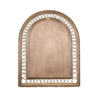 Martinique Rattan Arched Mirror 80cm