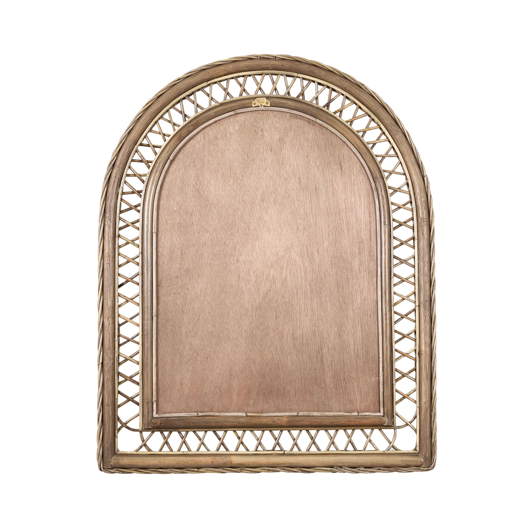 Martinique Rattan Arched Mirror 80cm
