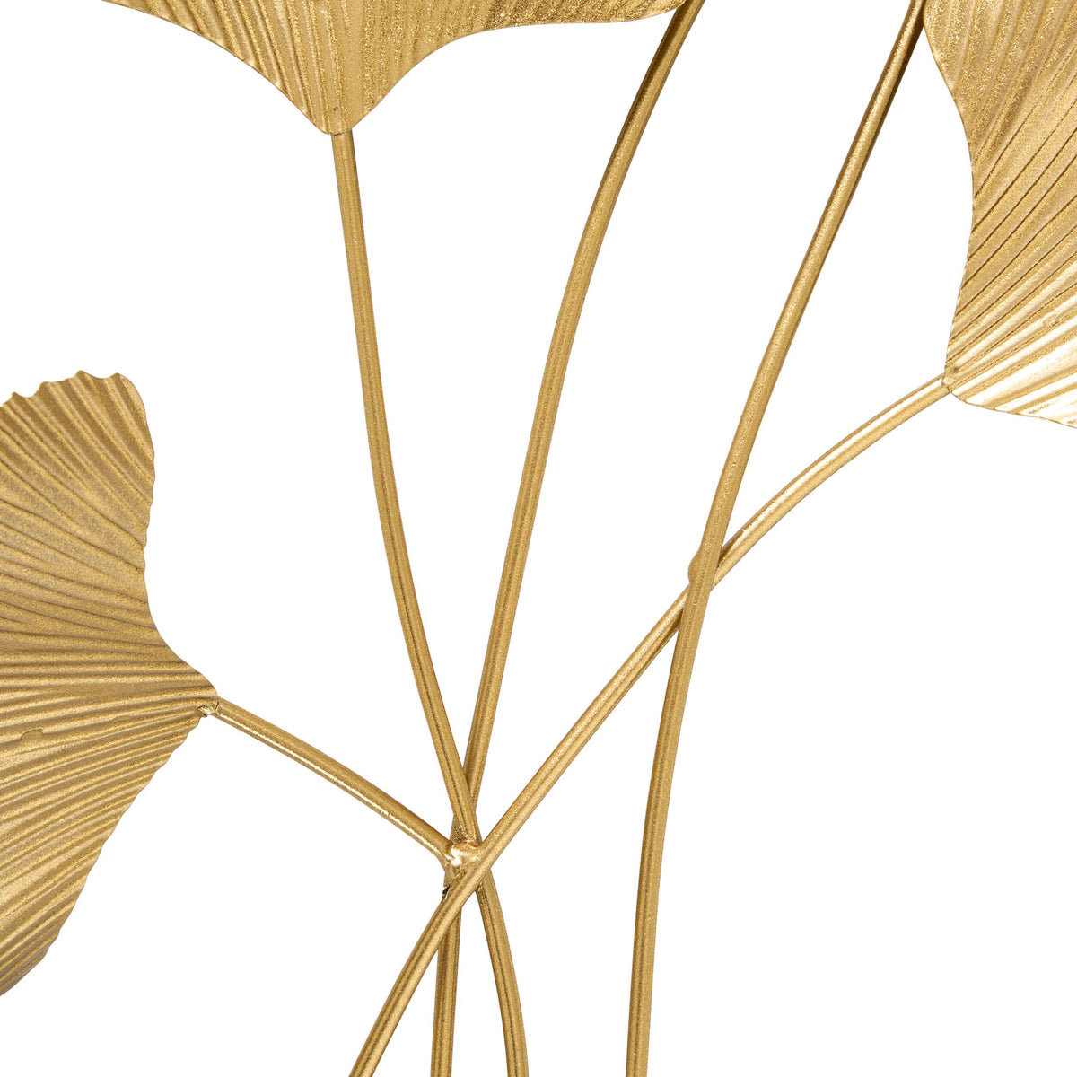 Secret Garden Brass Ginko Wall Hanging