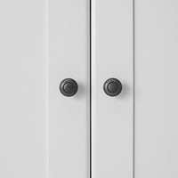 Armand 2 Door Library Shelving Unit 124 x 240cm White