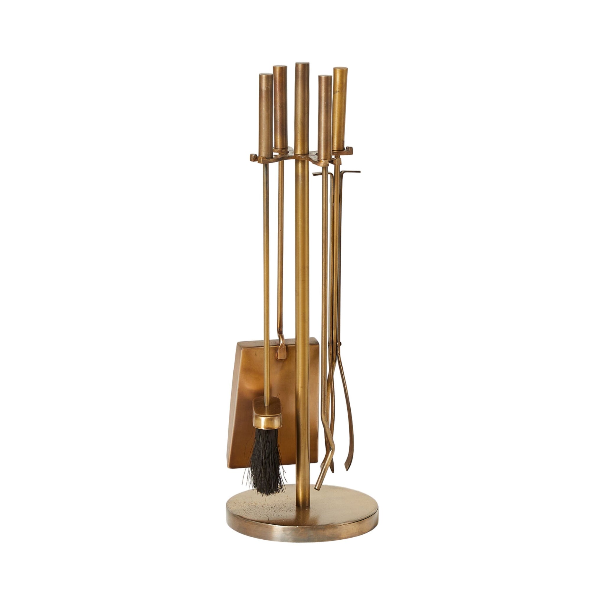 家具 Polished Brass Fireset Perry Fire Set Brass Antique 61x20cm – Early Settler Australia