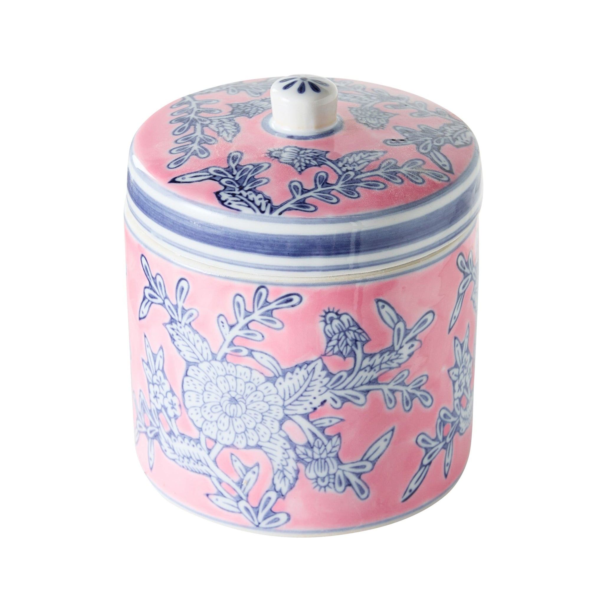 Celadon Botanic Blush Jar