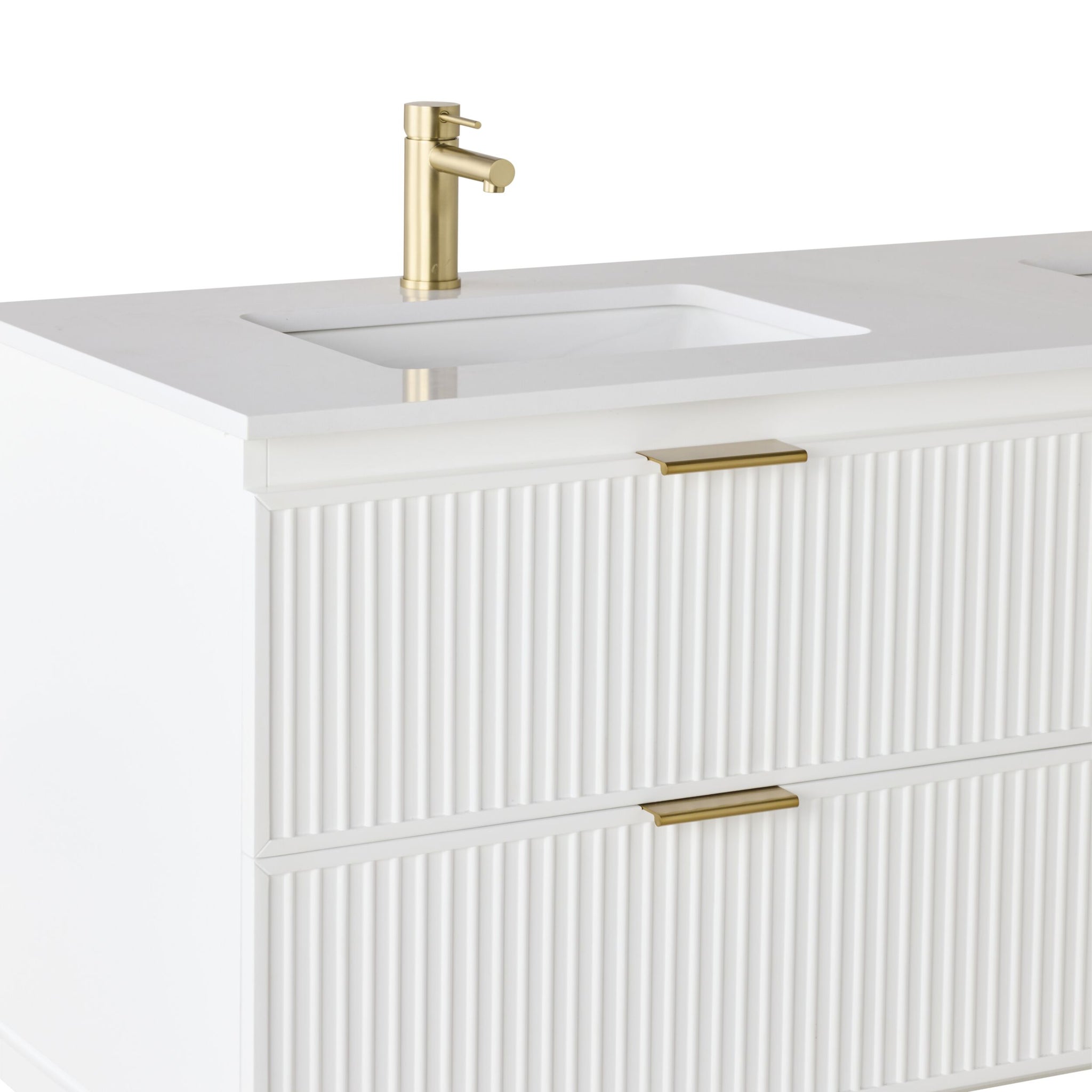 Lennox Double Vanity White 1550mm