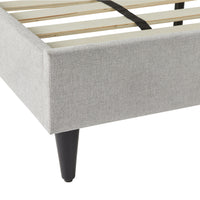 Riley Double Bed light Grey