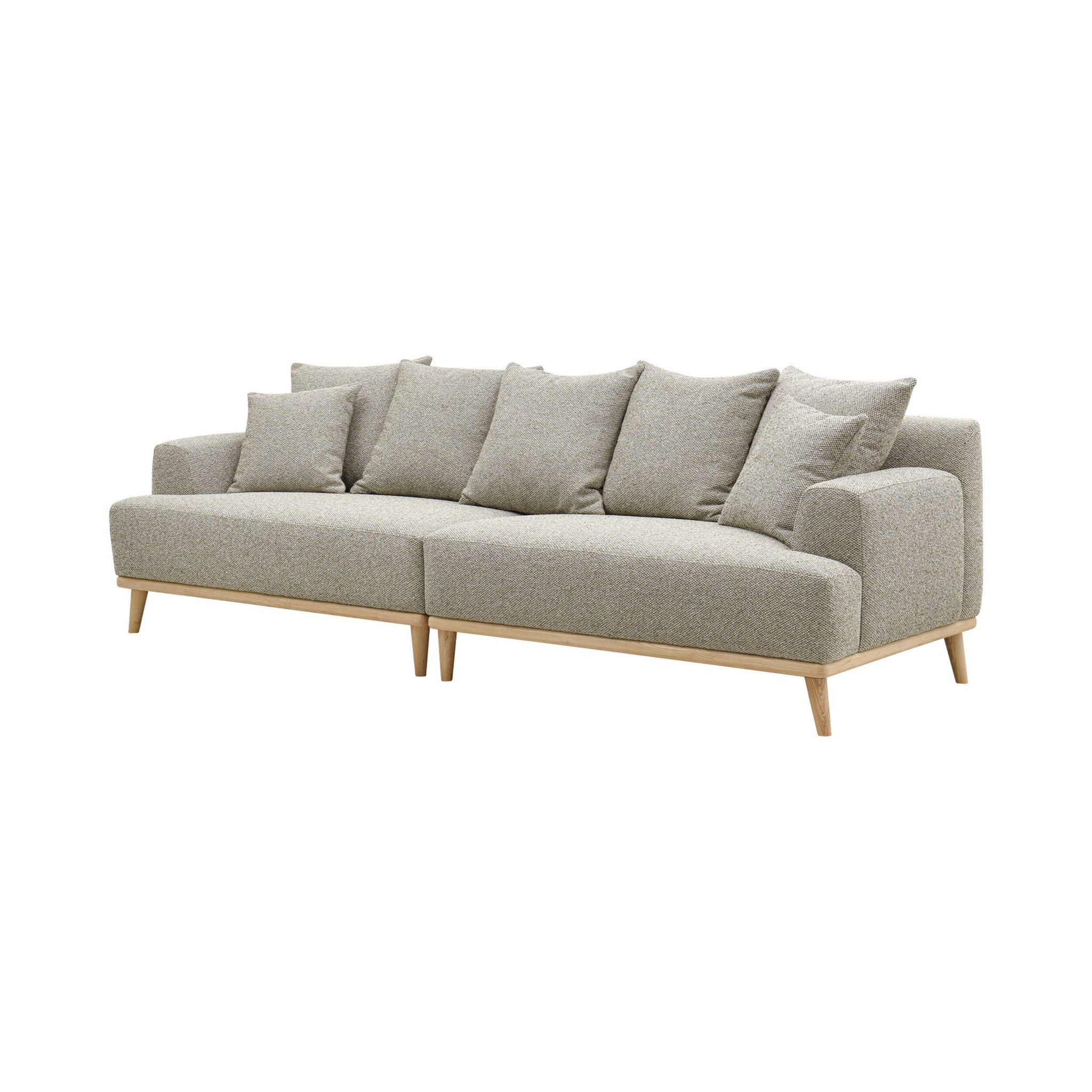 James 4 Seater Sofa Fossil