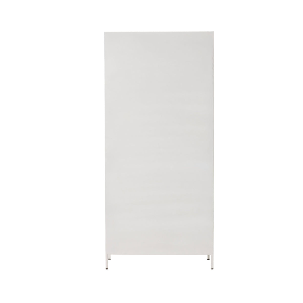 Nero 4 Door Display Cabinet 201 x 92cm White & Grey