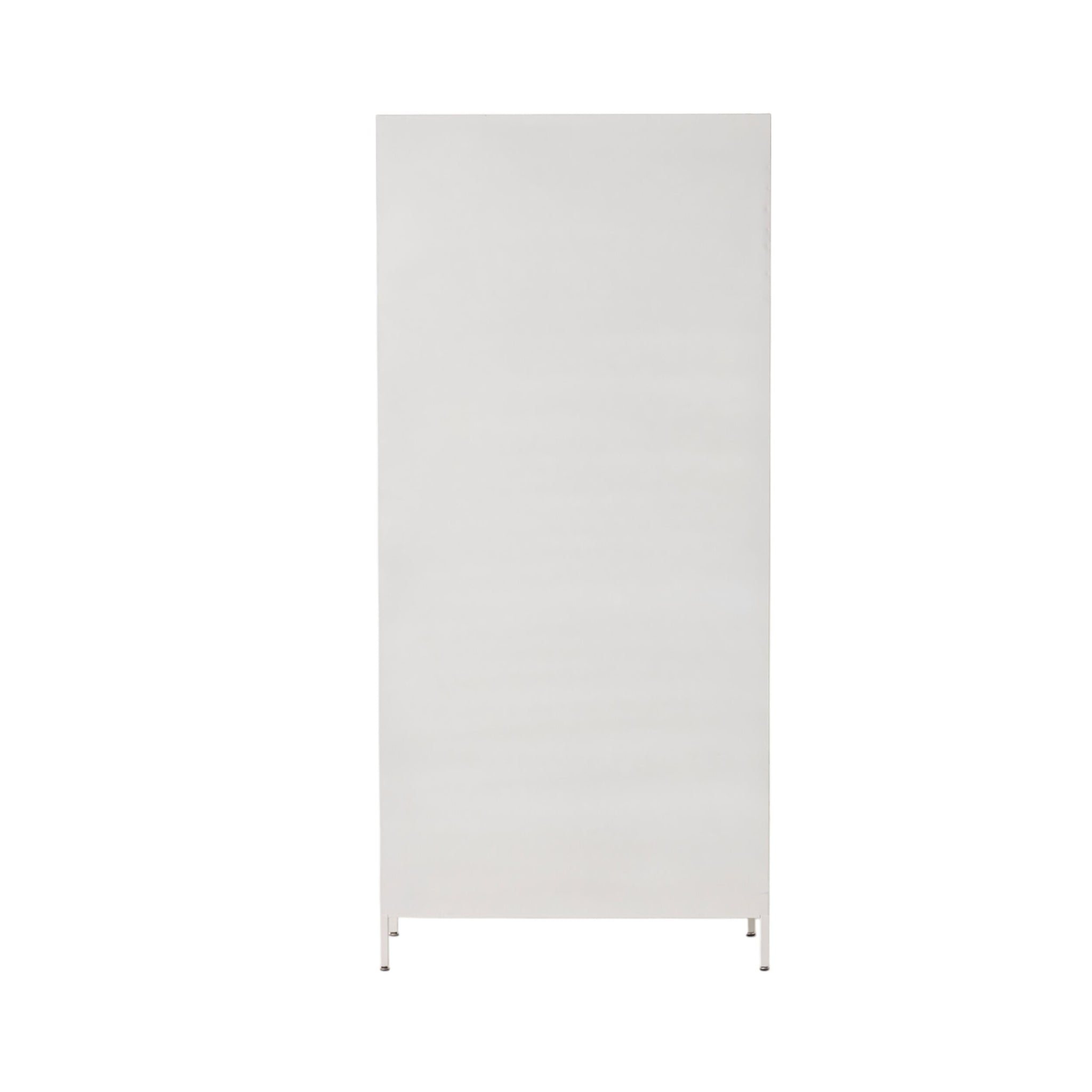 Nero 4 Door Display Cabinet 201 x 92cm White & Grey
