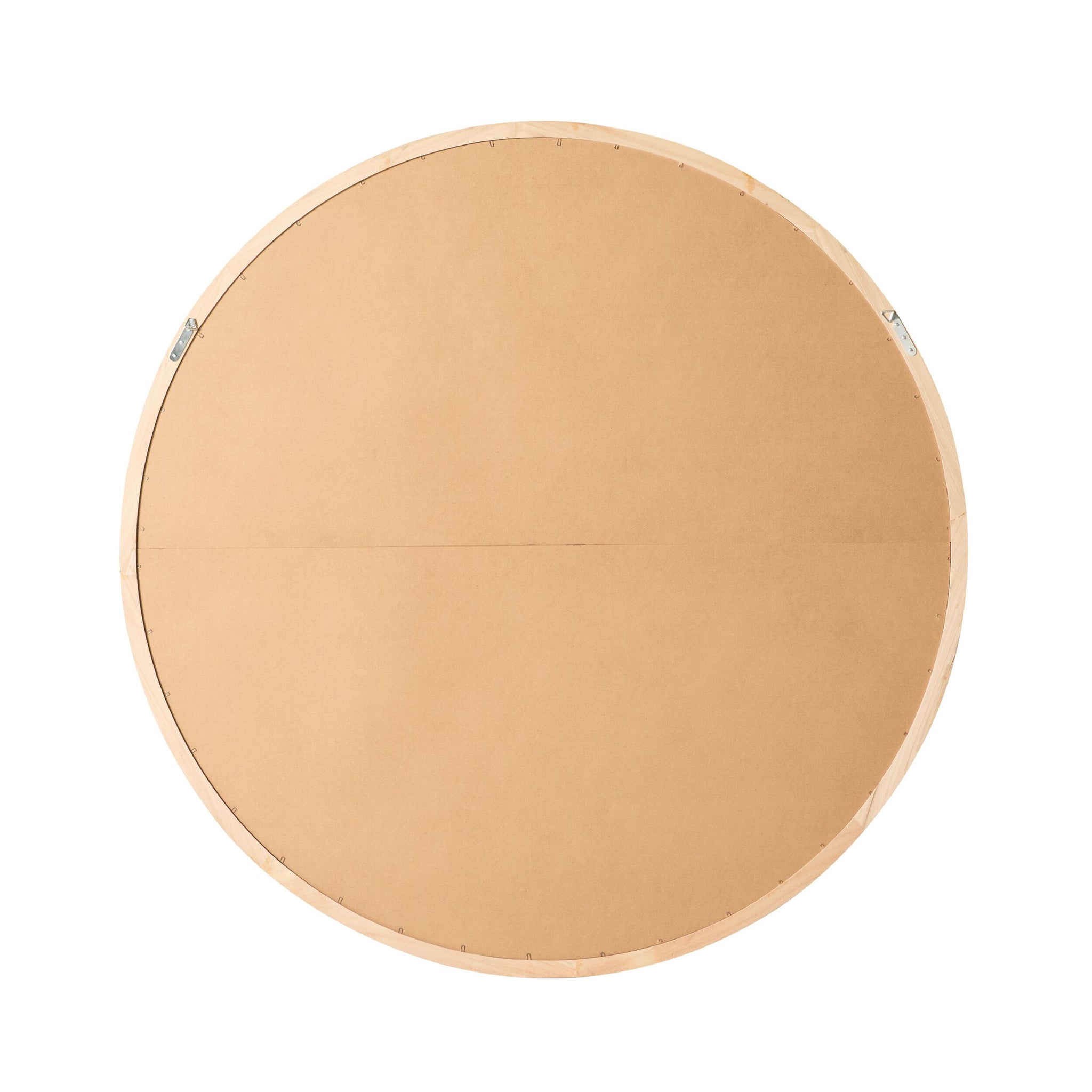 Bay View Round Wooden Mirror Extra Large 140cm