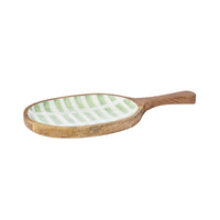 Frankie Striped Platter 30x15x2cm