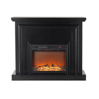 Islington Fireplace Black 120x33x101.5cm