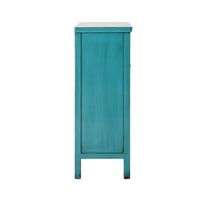Sansha 2 Door & 2 Drawer Sideboard Turquoise