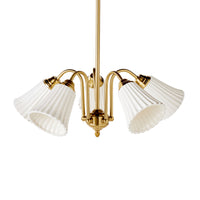 Mossman Porcelain 5 Light Pendant Ivory 60x93cm