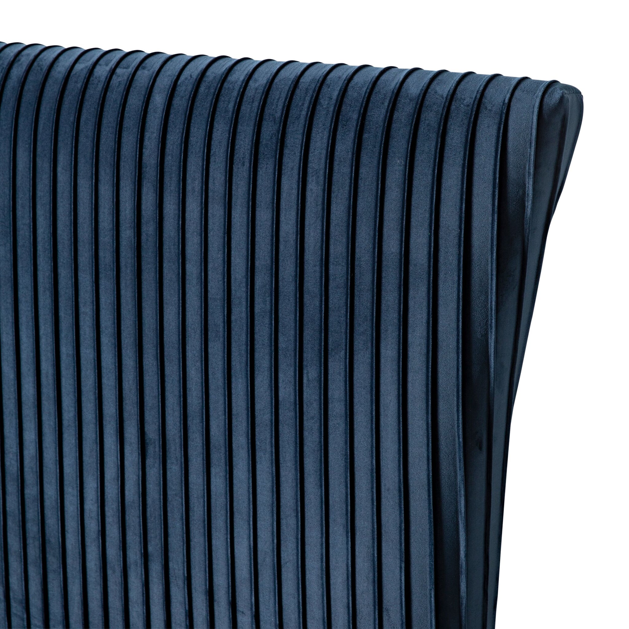 Pleat Bed King Midnight