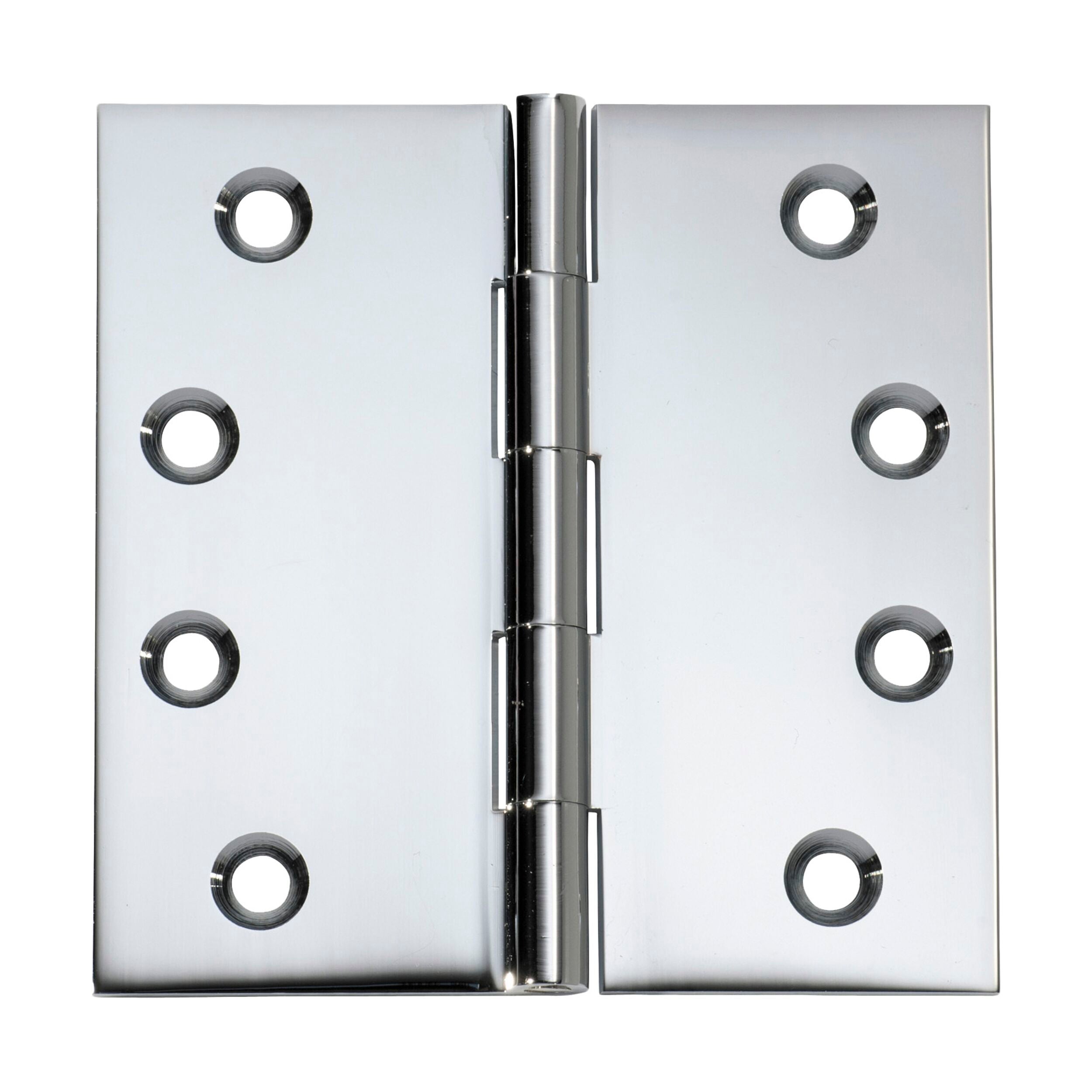 2674 Hinge Fixed Pin Chrome Plated H100xW100mm