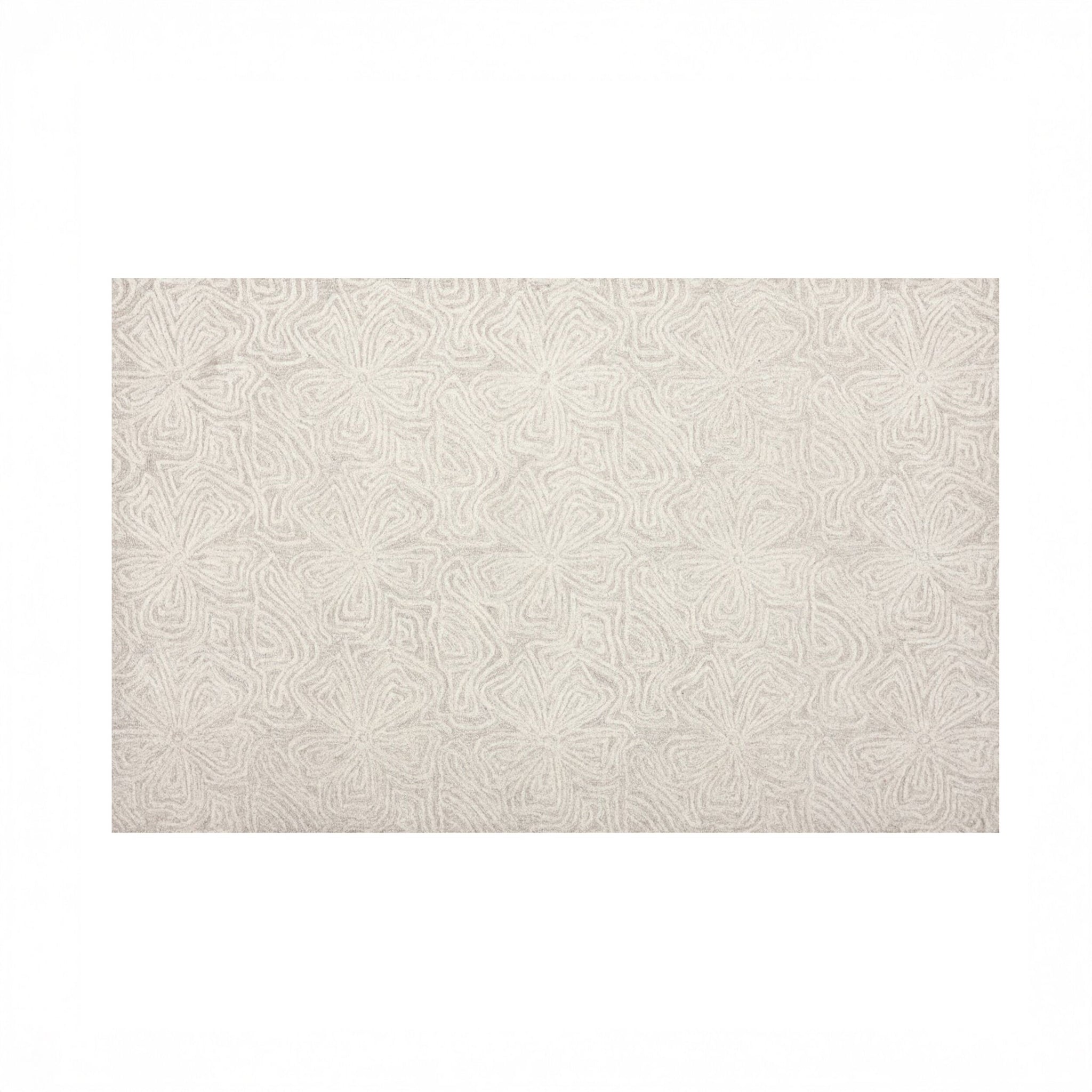 Floral Etchings Wool Rug 150x240cm
