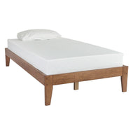 Kyan King Single Bed Base Chestnut