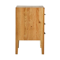 Oakdale 3 Drawer Bedside Table