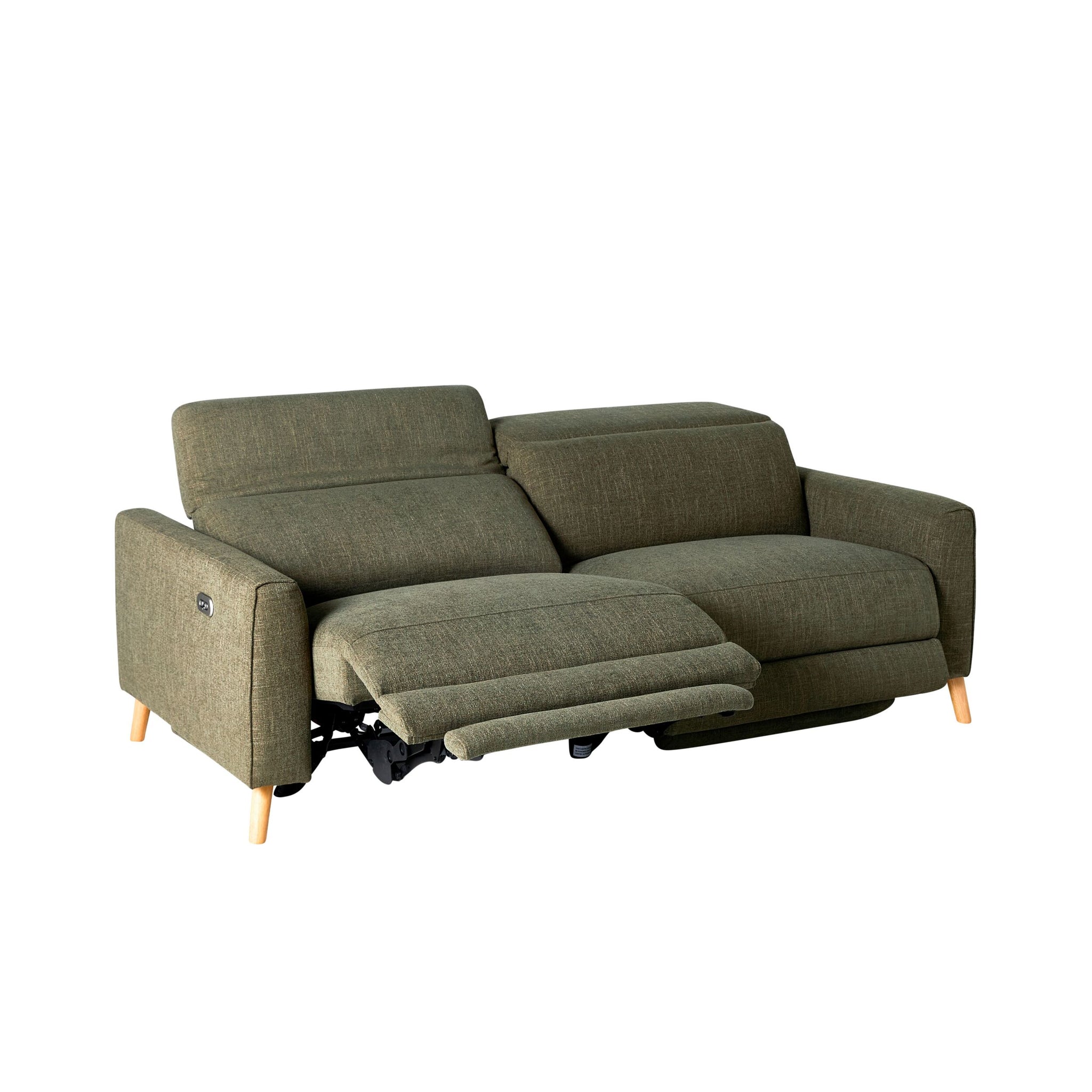 Dunaway 2 Seater Recliner Sofa Daintree Green