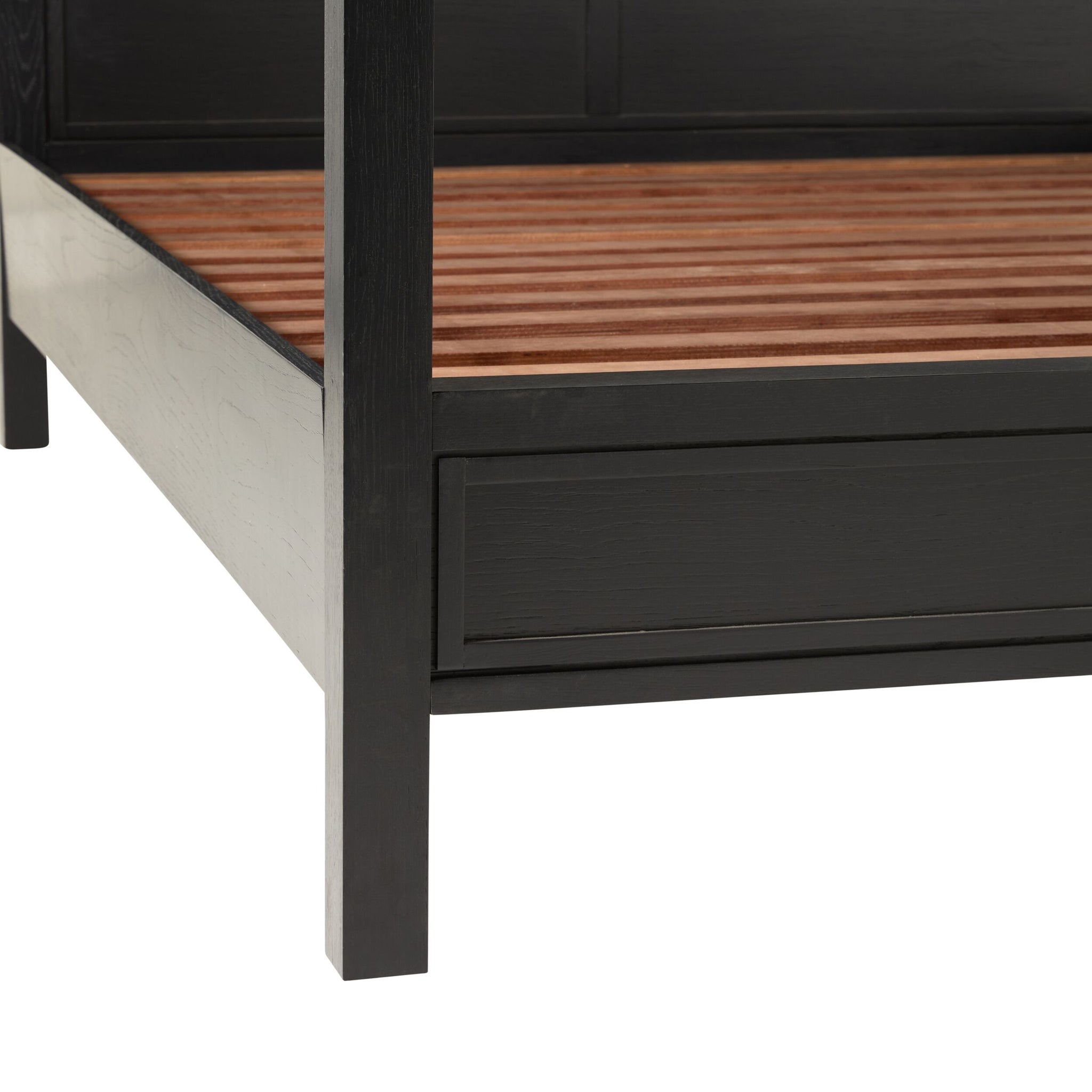 Avalon King Four Poster Bed Black