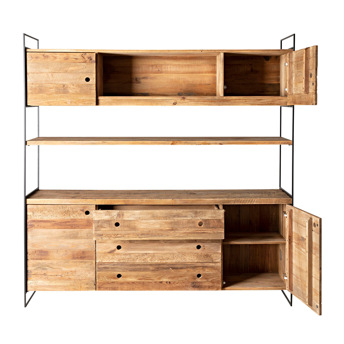 Kalise Reclaimed Timber Storage Unit Large