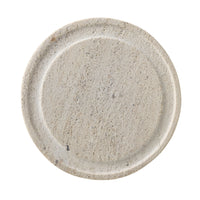 Beige Marble And Glass Cheese Dome