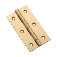 3754 Cabinet Hinge Fixed Pin Polished Brass H76xW41mm