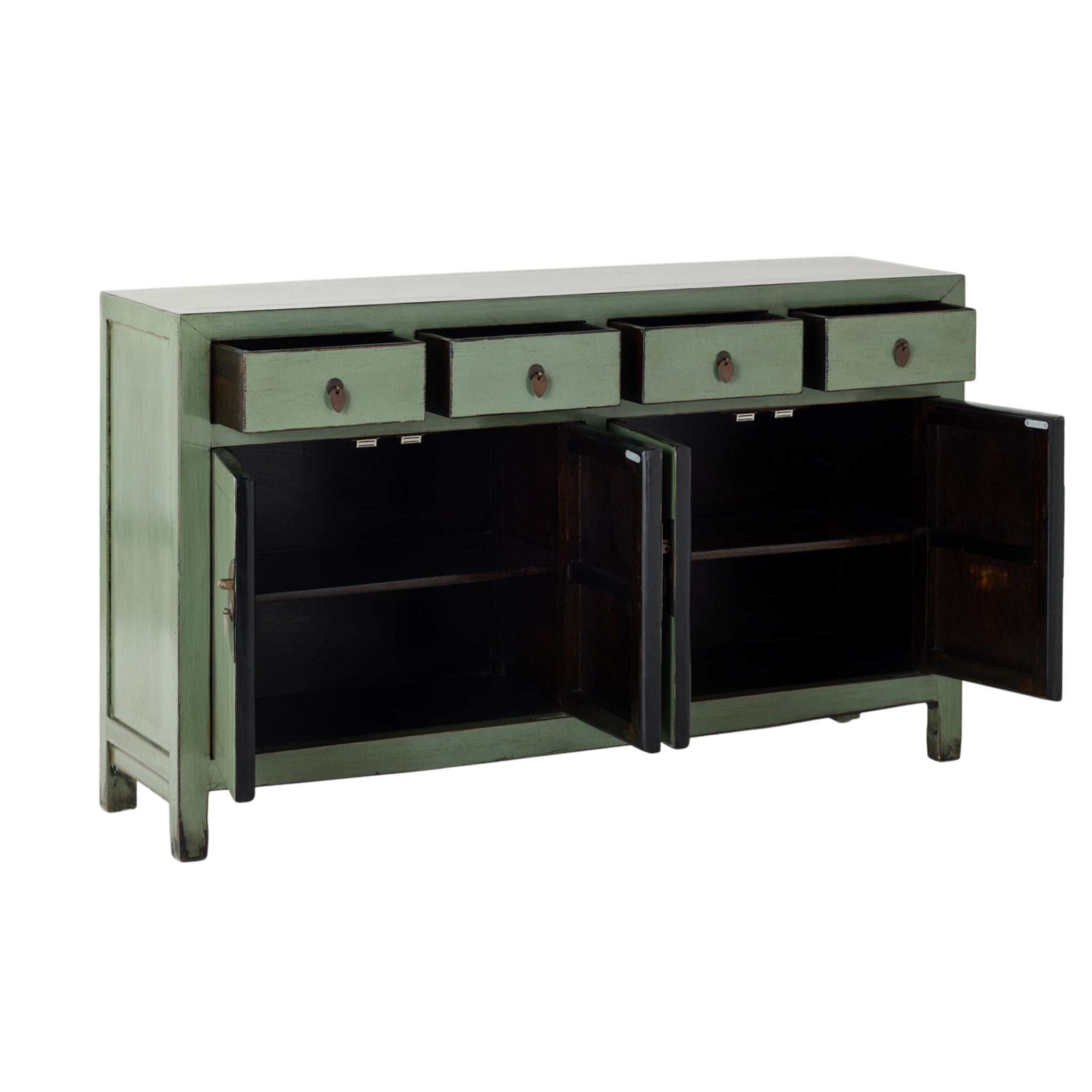 Sansha 4 Door & 4 Drawer Sideboard Sage Green