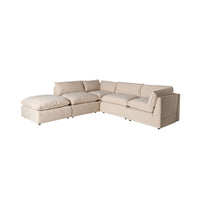 Sora Corner Sofa Ivory