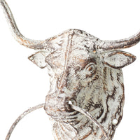 Bull Antique White Towel Holder 30x23cm