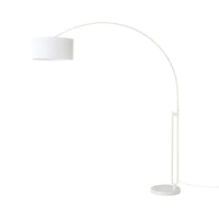 Marlo Arc Floor Lamp White 213cm