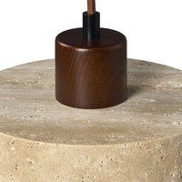 Rayla Travertine Pendant 21x17cm