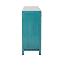 Sansha 4 Door & 4 Drawer Sideboard Turquoise