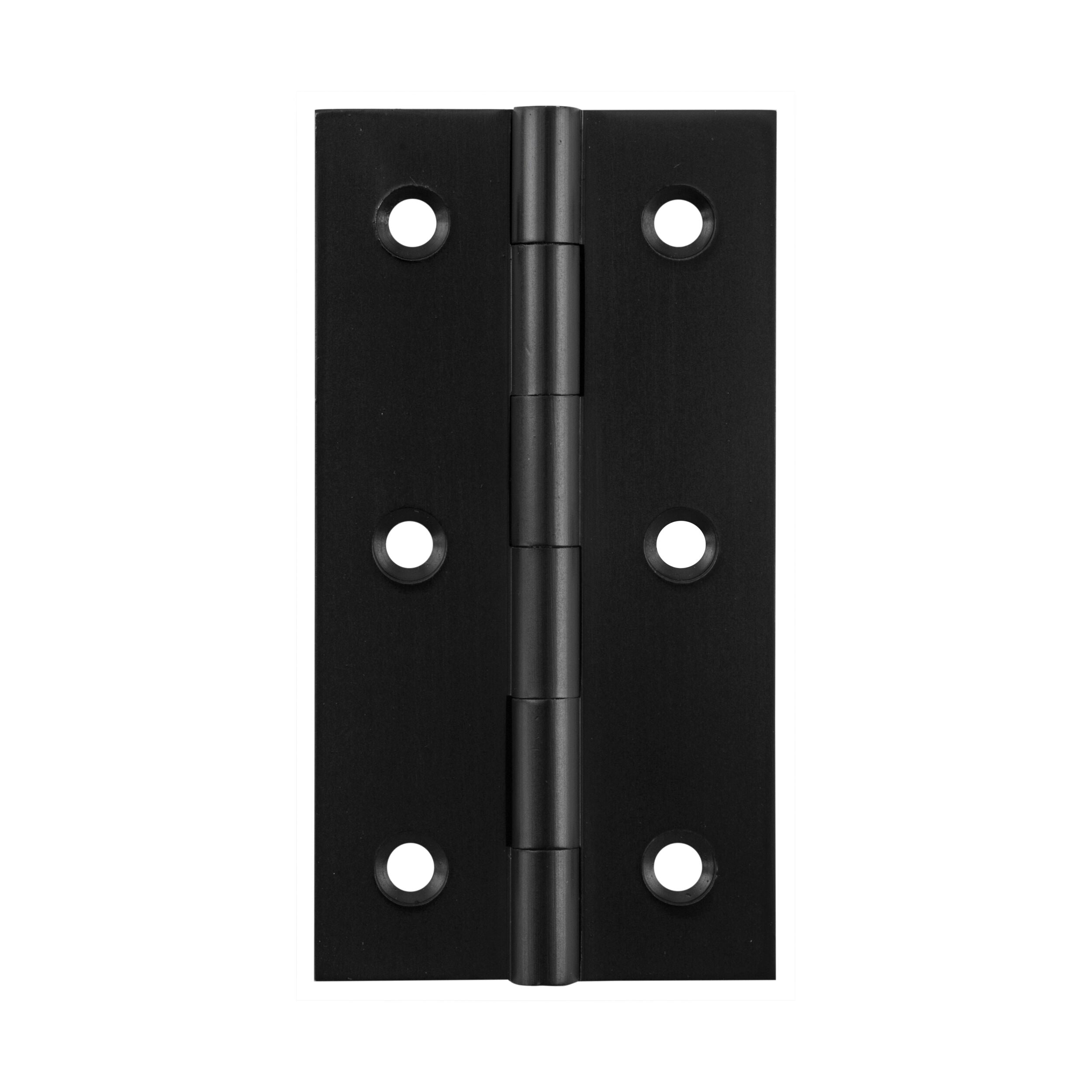 9698 Cabinet Hinge Fixed Pin Matte Black H76xW41mm