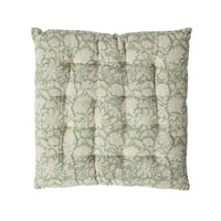 Sorella Mint Flora Seat Cushion 40x40cm