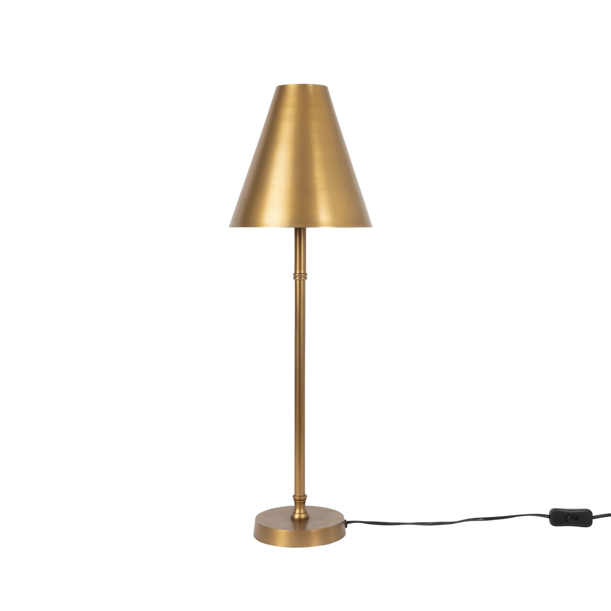 Modus Metal table Lamp Matte Brass 62cm
