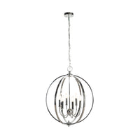 Remi Chrome 6 Light Chandelier