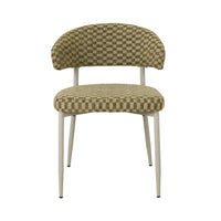 Pegi Dining Chair Khaki Check