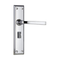 0684P Door Lever Menton Privacy Pair Chrome Plated H225xW50xP75mm