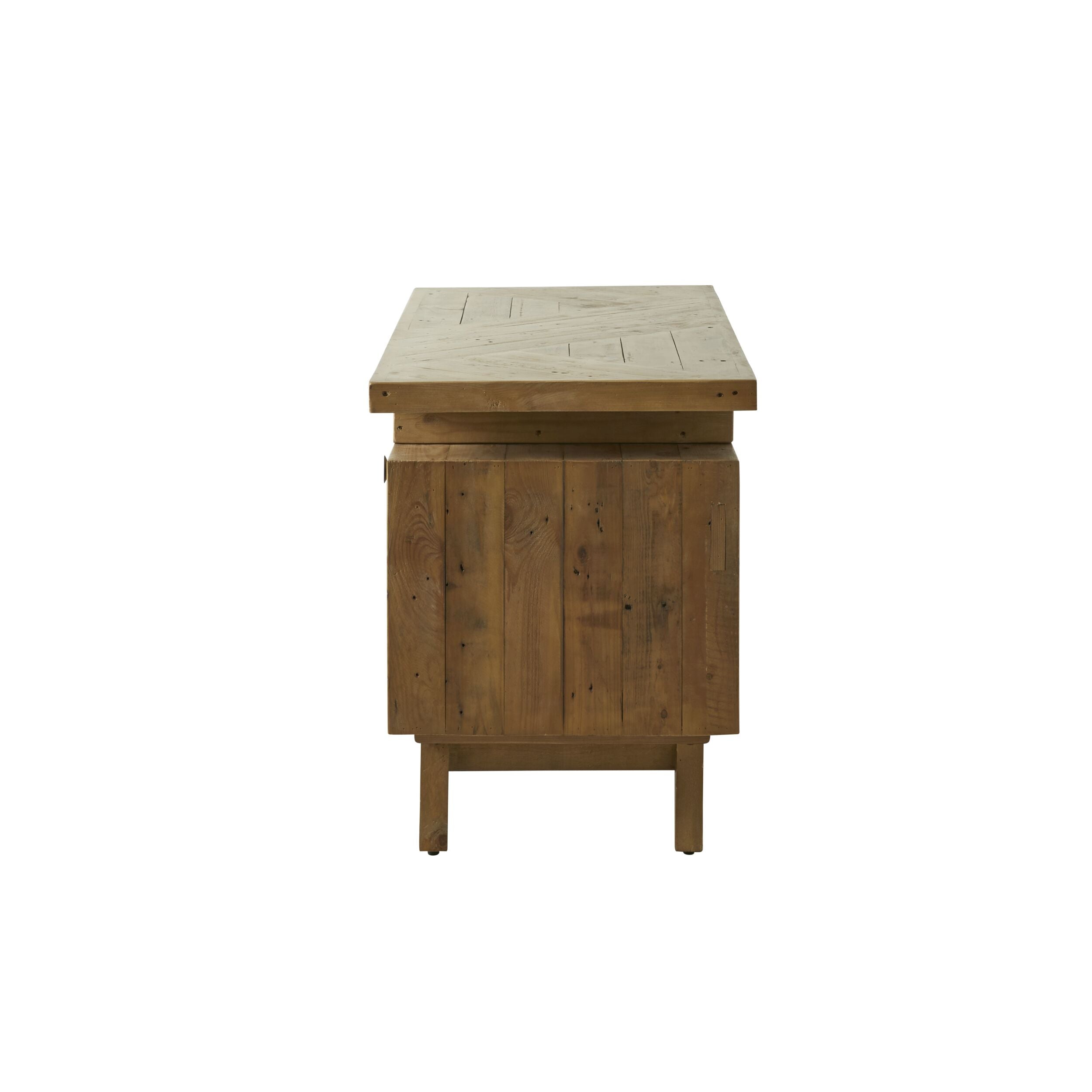 Dawson Reclaimed Timber Double Pedestal Desk