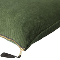 Cord Green Cushion 50x50cm