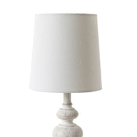 Peta White Table Lamp 32cm