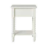 Maisie 1 Drawer Bedside White