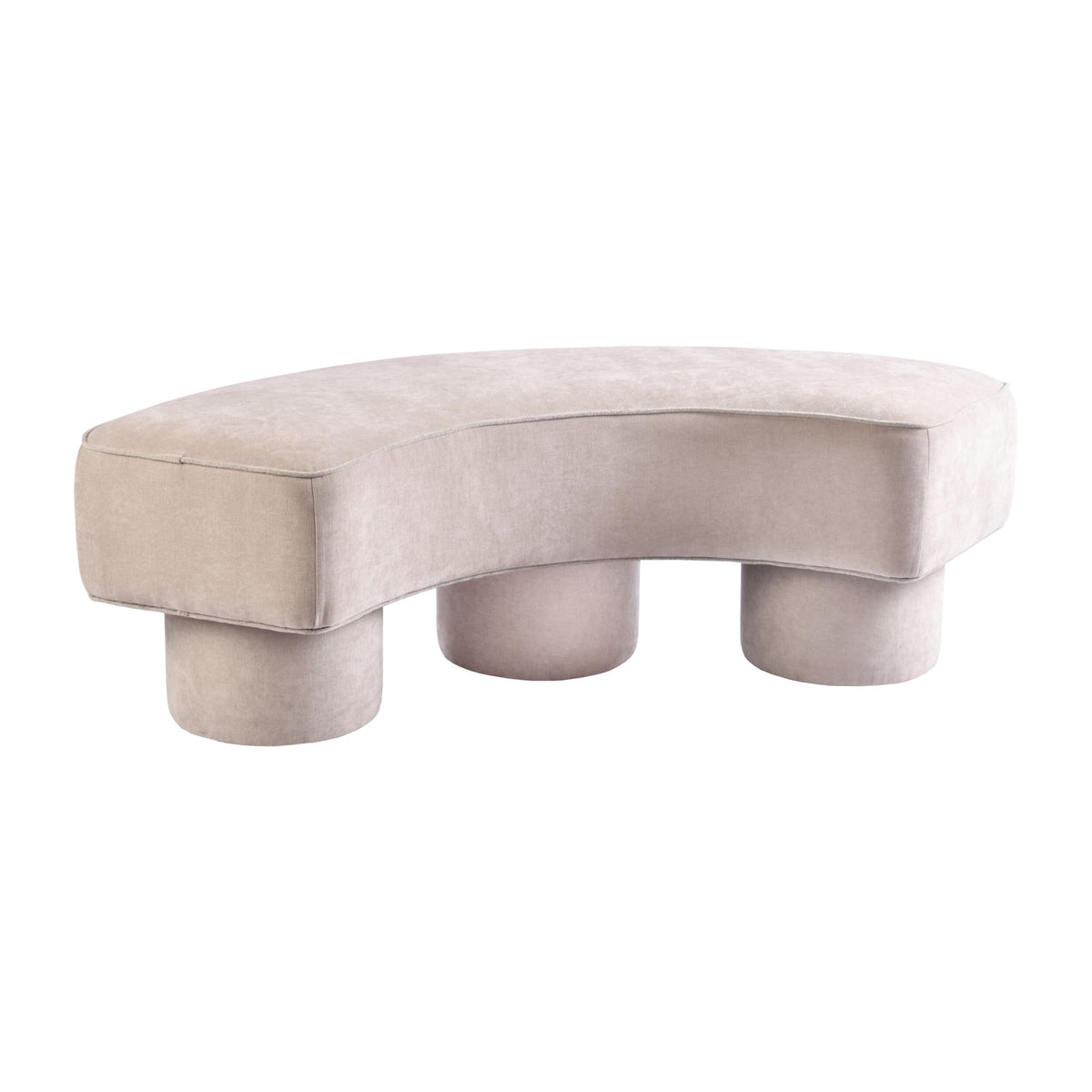 Bean Dining Bench 150cm Sandstone