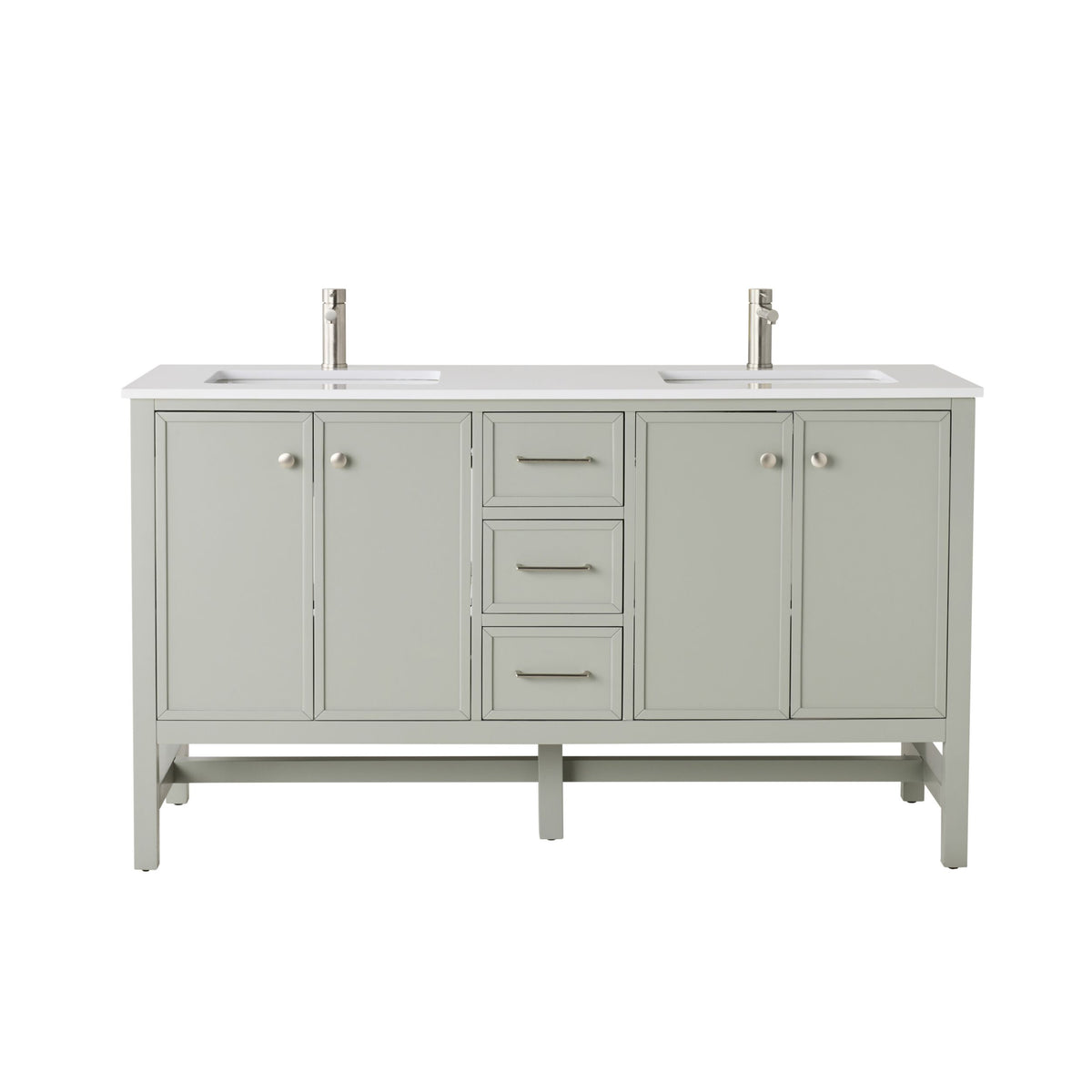 Liam Double Vanity Evergreen Fog 1550mm
