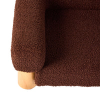 Maggie Boucle Pet Bed Chocolate
