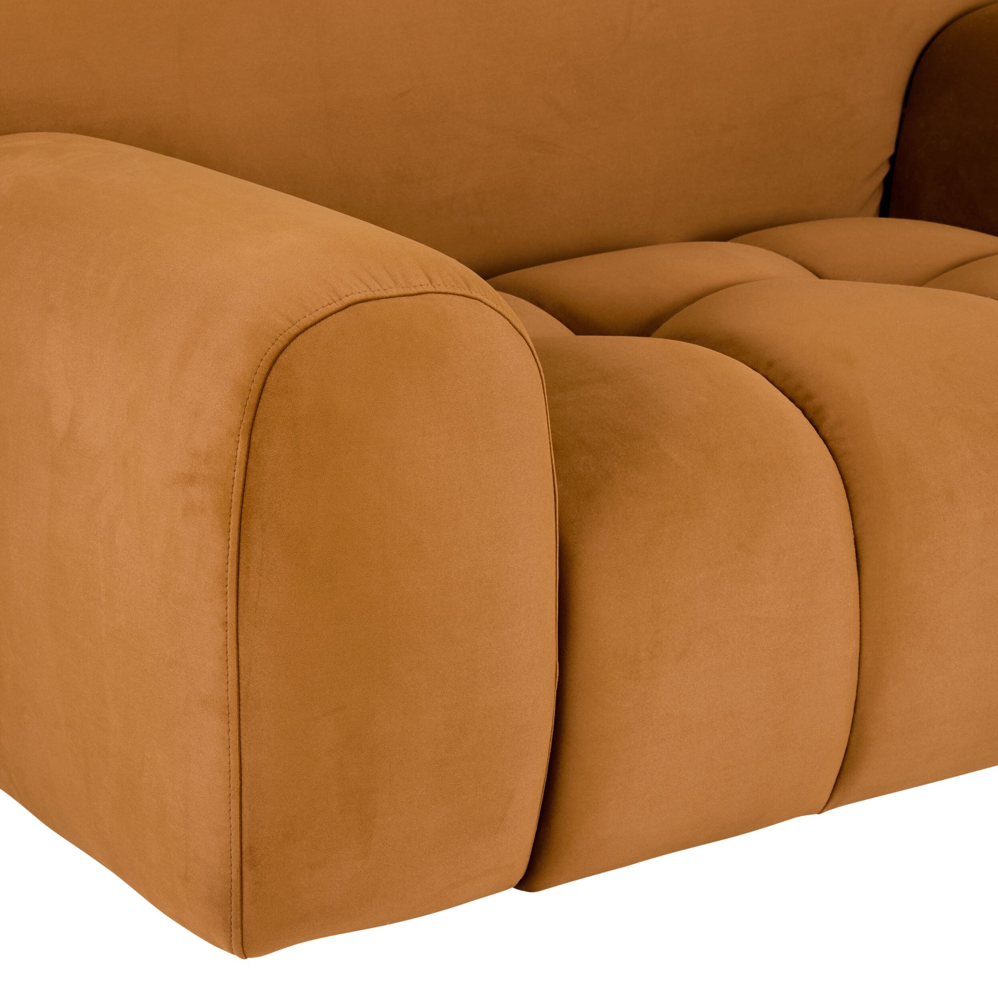 Alexis Armchair Velvet Ochre