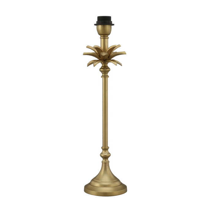 Palmira Matt Brass Metal Table Lamp Base 13x13x45cm