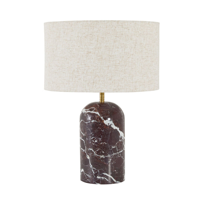 Toscano Marble Table Lamp Jesper Red 55cm