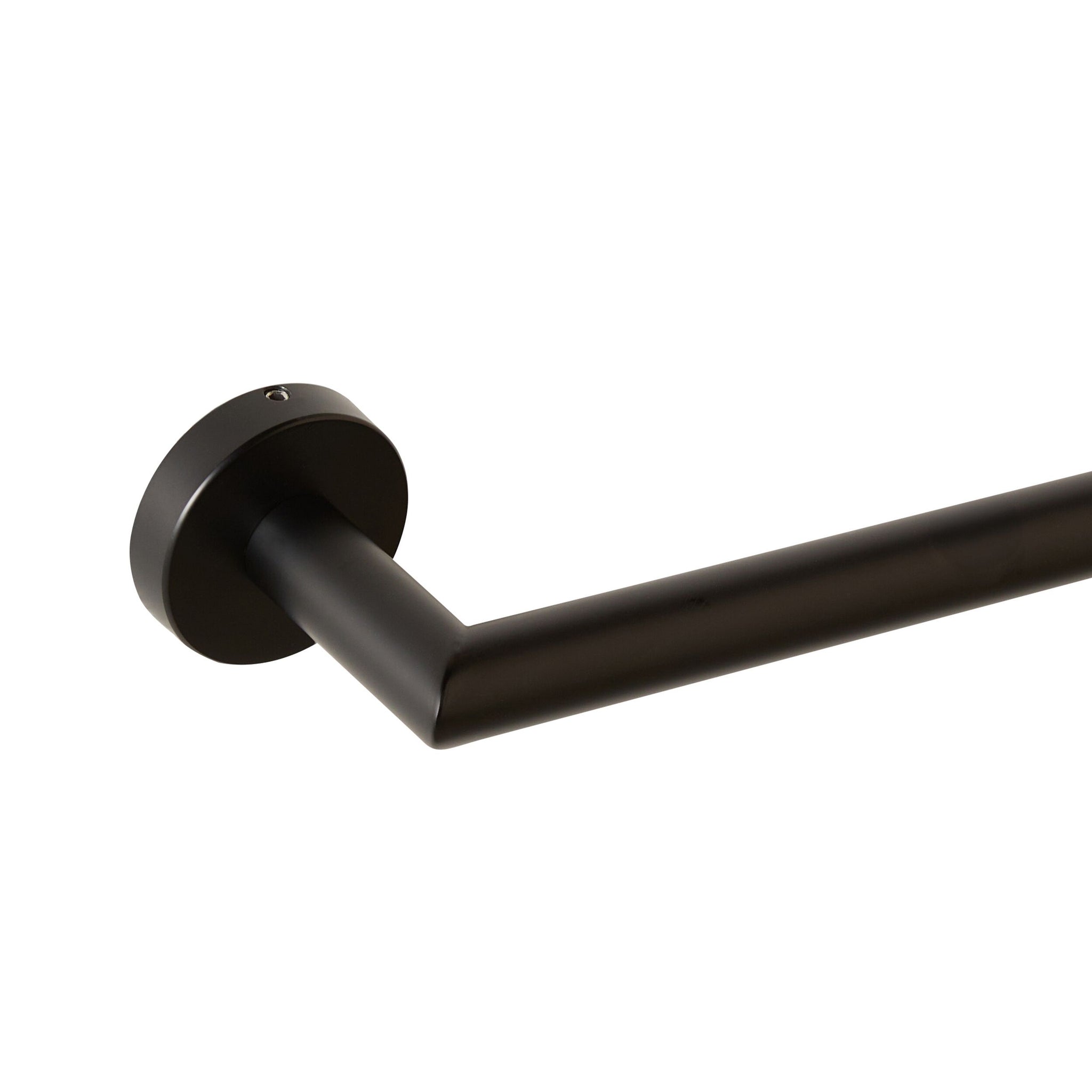 Harper Single Towel Rail 75cm Matt Black